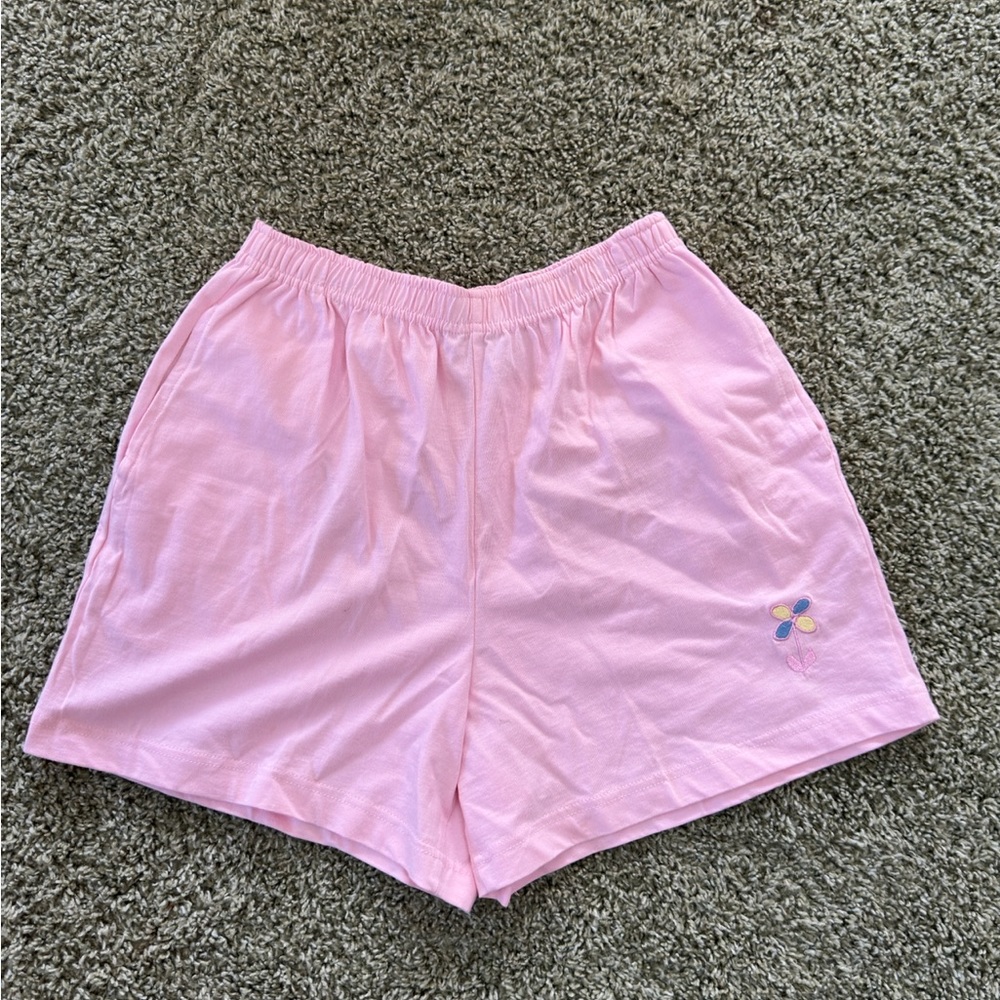 Pink shorts!